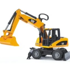 Bruder Hjulgrävare Grävmaskin Caterpillar med hjul 02445