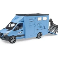 Bruder Hästtransport Mercedes Benz och Häst 02674