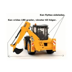 Bruder JCB 5CX Eco Traktorgrävare Grävlastare 02454