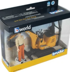 Bruder JCB Micro Grävmaskin 8010 CTS med Förare 62002