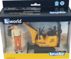 Bruder JCB Micro Grävmaskin 8010 CTS med Förare 62002