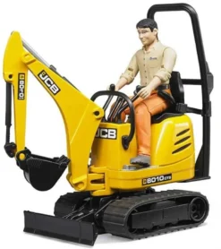 Bruder JCB Micro Grävmaskin 8010 CTS med Förare 62002