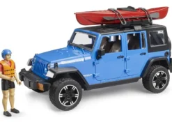 Bruder Jeep Wrangler Rubicon Med Figur och Kajak 02529