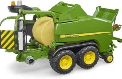 Bruder John Deere C441R Inplastare och Rundbalspress 02032