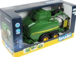 Bruder John Deere C441R Inplastare och Rundbalspress 02032