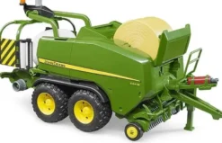 Bruder John Deere C441R Inplastare och Rundbalspress 02032