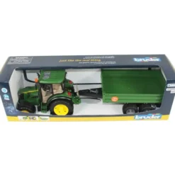 Bruder John Deere 5115M Traktor med Släpkärra 02108