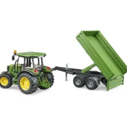 Bruder John Deere 5115M Traktor med Släpkärra 02108