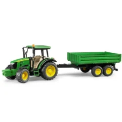 Bruder John Deere 5115M Traktor med Släpkärra 02108