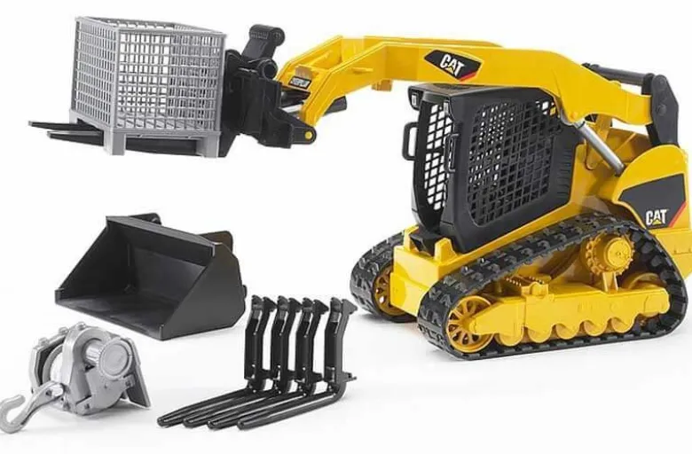 Bruder Lastare Caterpillar med larver 02136