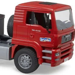 Bruder Lastbil MAN TGA Trailer och Manitou Lastare 02774