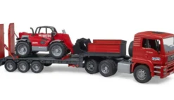 Bruder Lastbil MAN TGA Trailer och Manitou Lastare 02774