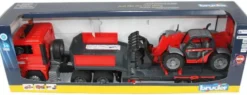 Bruder Lastbil MAN TGA Trailer och Manitou Lastare 02774