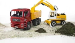 Bruder Liebherr Grävmaskin med hjul 02426