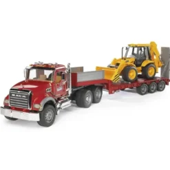 Bruder MACK Granite Låglastare med JCB 4CX lastare 02813