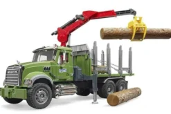 Bruder MACK Timmerbil med stockar 02824