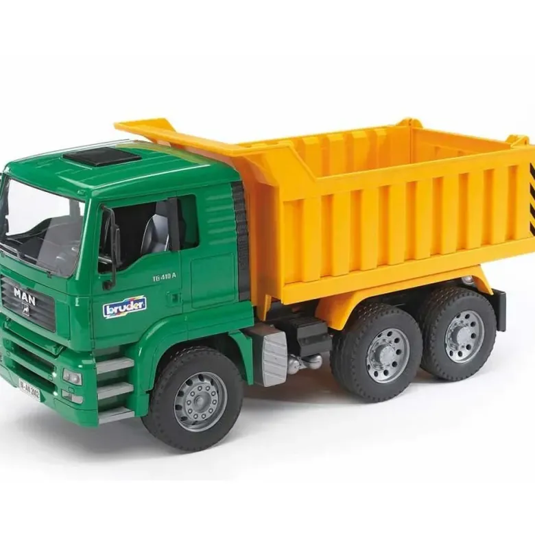 Bruder MAN TGA 410 A Lastbil med Tippflak 02765