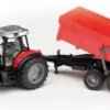 Bruder Massey Ferguson 7480 traktor med Vagn 02045