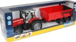 Bruder Massey Ferguson 7480 traktor med Vagn 02045
