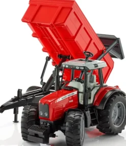 Bruder Massey Ferguson 7480 traktor med Vagn 02045