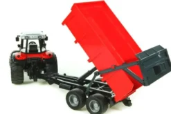 Bruder Massey Ferguson 7480 traktor med Vagn 02045