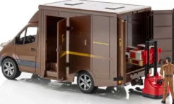 Bruder Mercedes Sprinter UPS med förare och tillbehör 02678
