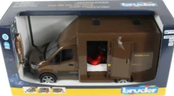 Bruder Mercedes Sprinter UPS med förare och tillbehör 02678