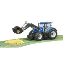 Bruder New Holland T7.315 Traktor med Frontlastare 03121