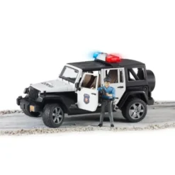 Bruder Polisbil Jeep Wrangler med Polis 02526