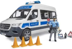 Bruder Polisbil Mercedes Sprinter med Polisfigur 02683