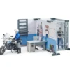 Bruder polisstation med motorcykel och figurer 62732