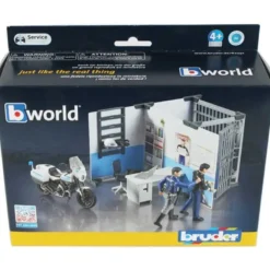 Bruder polisstation med motorcykel och figurer 62732