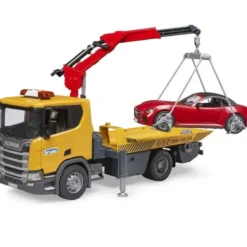 Bruder Scania Super 560R Bärgningsbil med Roadster Bil 03552