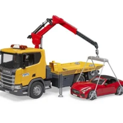 Bruder Scania Super 560R Bärgningsbil med Roadster Bil 03552