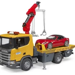 Bruder Scania Super 560R Bärgningsbil med Roadster Bil 03552