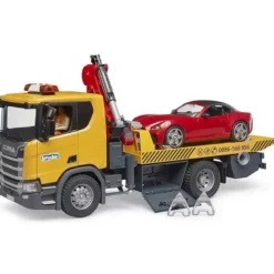 Bruder Scania Super 560R Bärgningsbil med Roadster Bil 03552