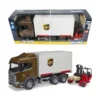 Bruder Scania Super 560R UPS lastbil med truck 03582