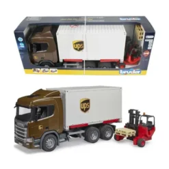 Bruder Scania Super 560R UPS lastbil med truck 03582