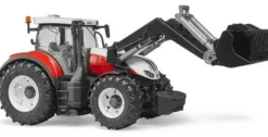 Bruder Steyr 6300 Terrus CVT Traktor med Frontlastare och Skopa 03181