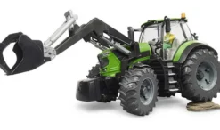 Bruder Traktor Deutz 8280 TTV med frontlastare 03161