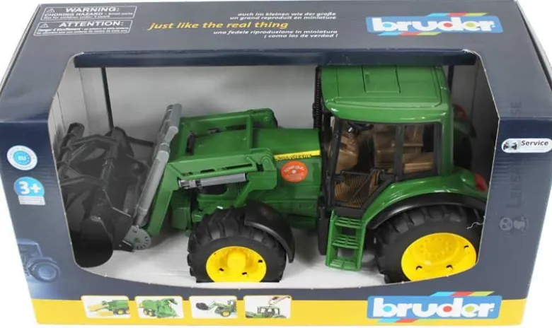 Bruder Traktor John Deere 6920 med Frontlastare och Skopa 02052