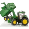 Bruder Traktor John Deere 7R 350 med släp 03155