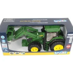 Bruder Traktor John Deere 7R 350 med frontlastare skopa 03151