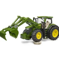 Bruder Traktor John Deere 7R 350 med frontlastare skopa 03151