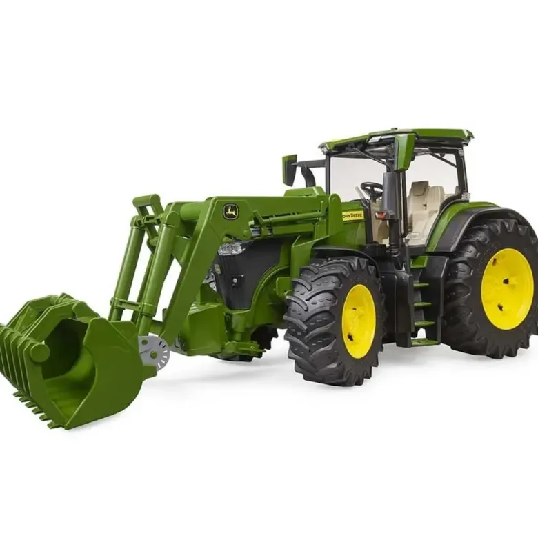 Bruder Traktor John Deere 7R 350 med frontlastare skopa 03151