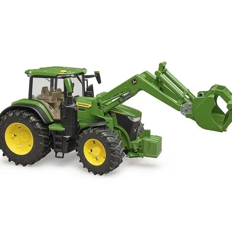 Bruder Traktor John Deere 7R 350 med frontlastare skopa 03151