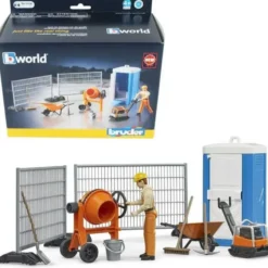 Bruder Vägarbete Lekset med figur 62008