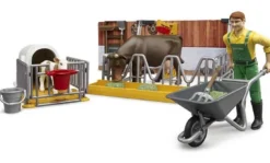 Bruder World Kostall med figur 62611