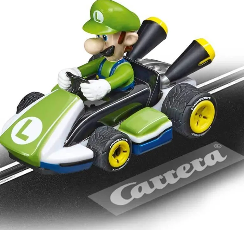Carrera First Nintendo Mario Kart Bilbane bil - Luigi - 1:50