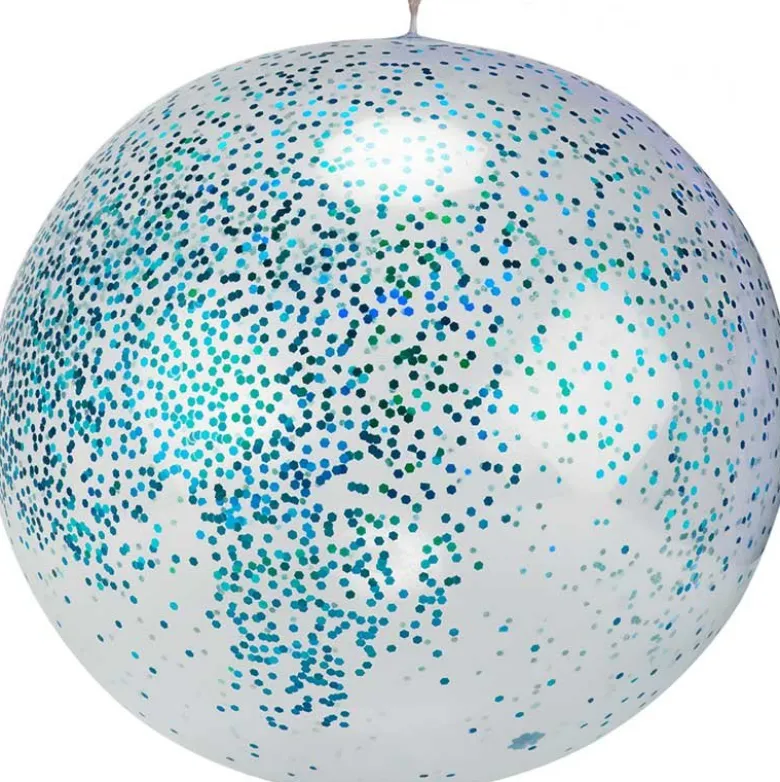 60 cm Stor Studsande Ballongboll Glitter